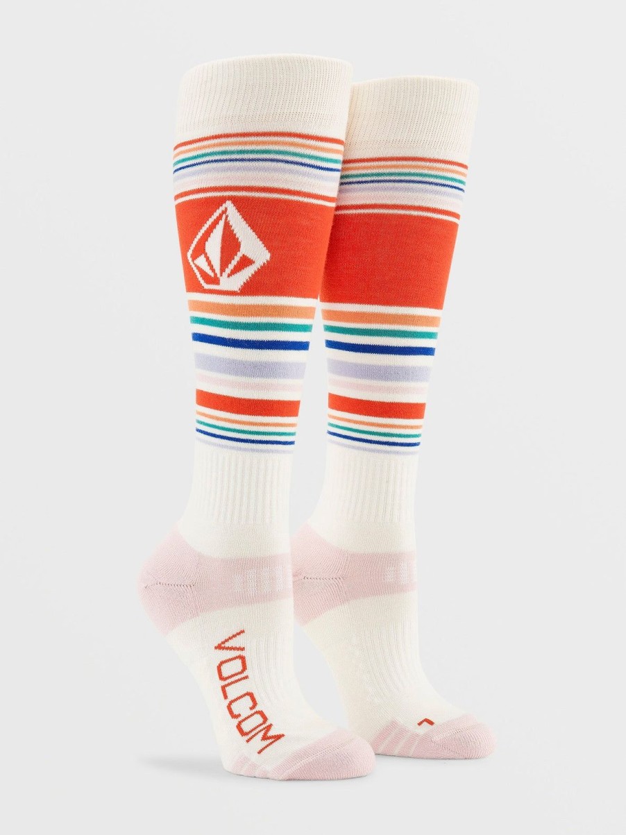 Femme Volcom Accessoires | Chaussettes Tundra Tech White