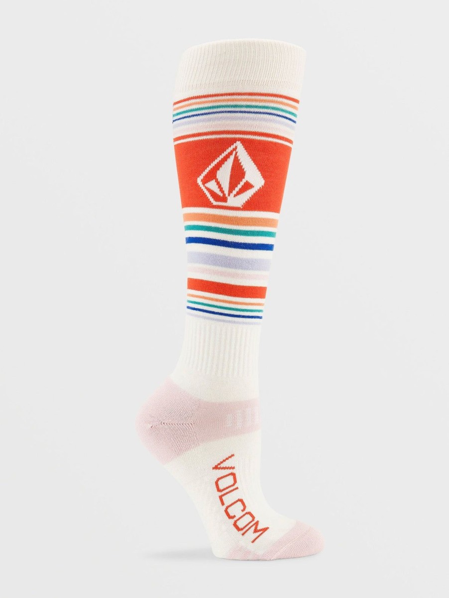 Femme Volcom Accessoires | Chaussettes Tundra Tech White