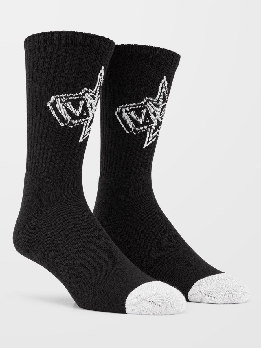 Homme Volcom Chaussettes | Chaussettes V Ent Noa Deane Black