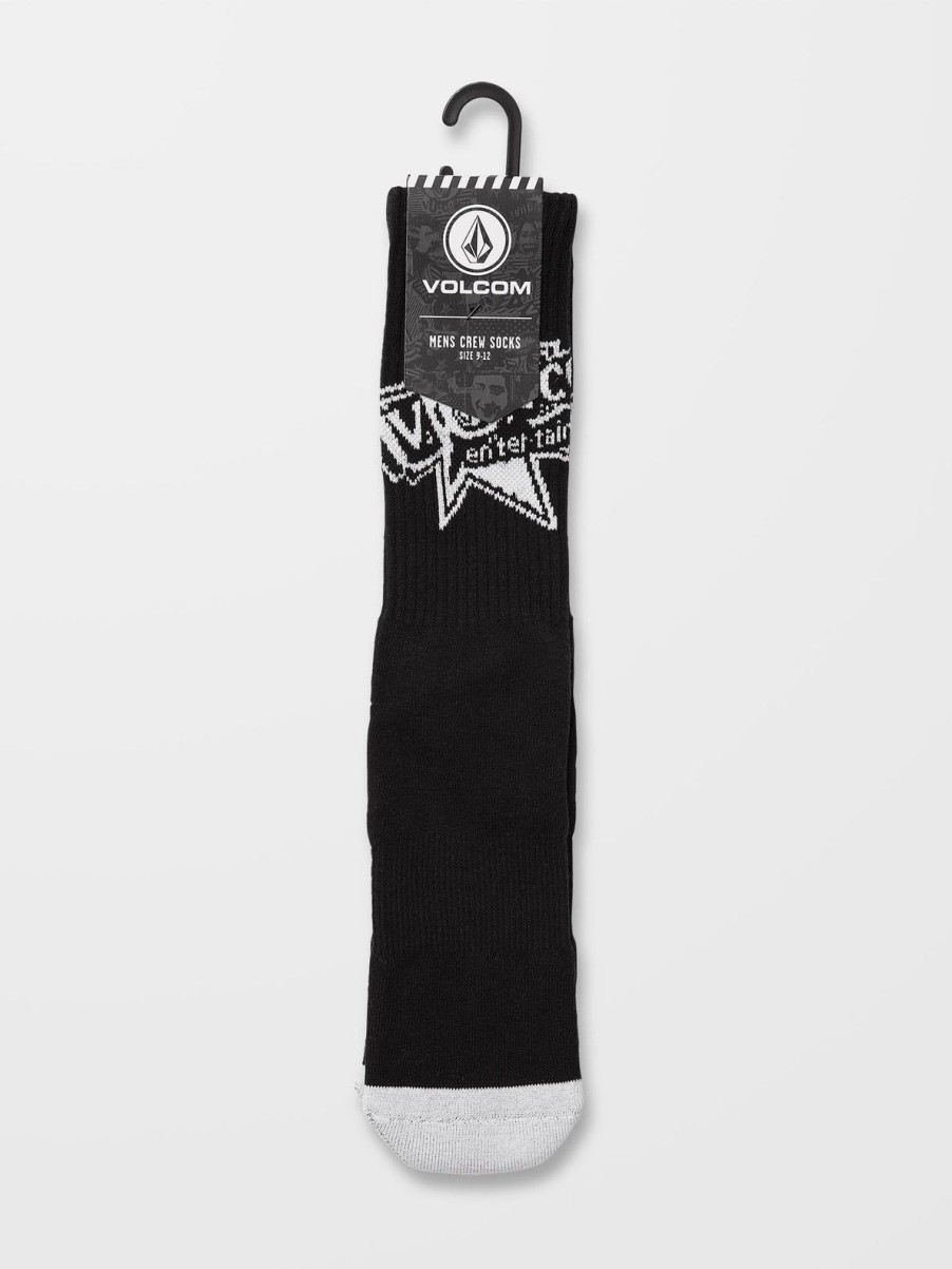 Homme Volcom Chaussettes | Chaussettes V Ent Noa Deane Black