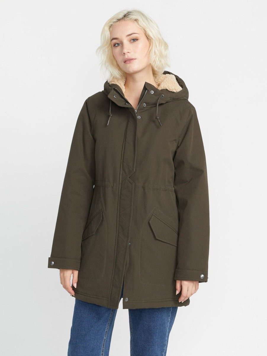 Femme Volcom Vestes | Parka Less Is More 5K Wren