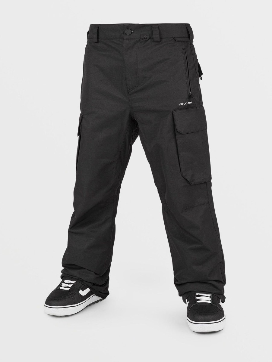 Homme Volcom Pantalons De Snow | Pantalon V.Co Hunter Black