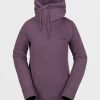 Homme Volcom Pulls Et Polaires | Sweat A Capuche Tower Blackberry