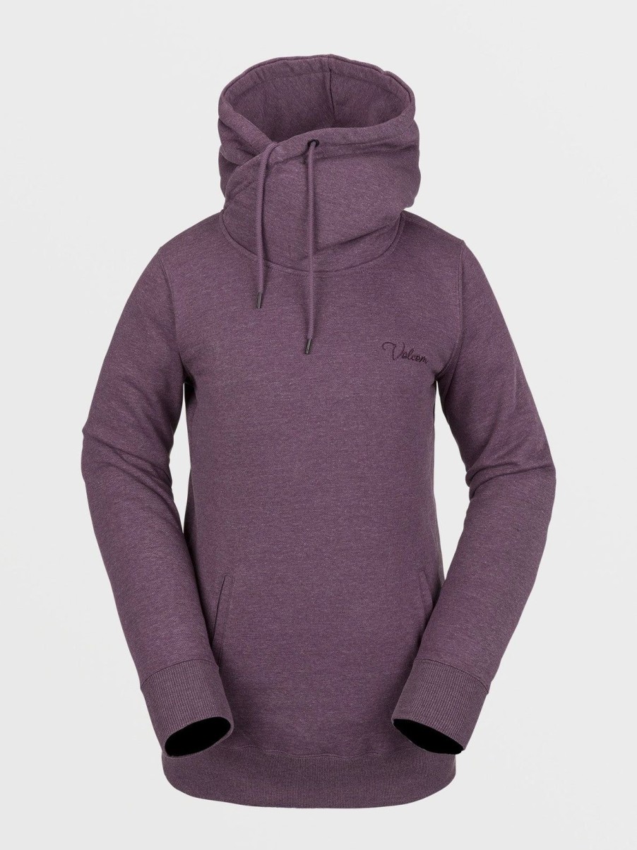 Homme Volcom Pulls Et Polaires | Sweat A Capuche Tower Blackberry