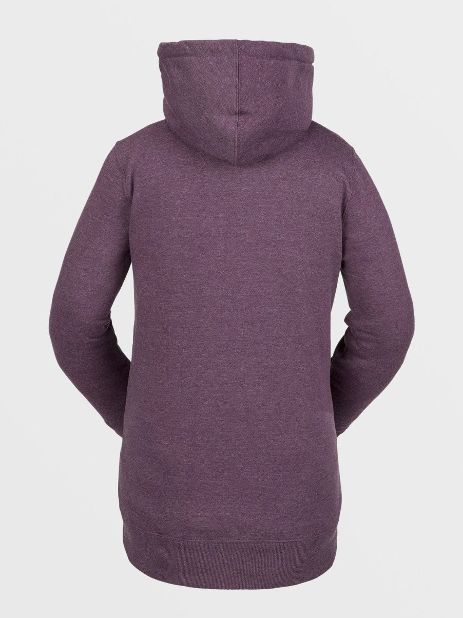 Homme Volcom Pulls Et Polaires | Sweat A Capuche Tower Blackberry