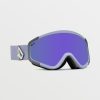 Homme Volcom Masques De Snow | Masque De Snow Attunga Lilac/Storm (+ Ecran Bonus Yellow Chrome) Purple Chrome