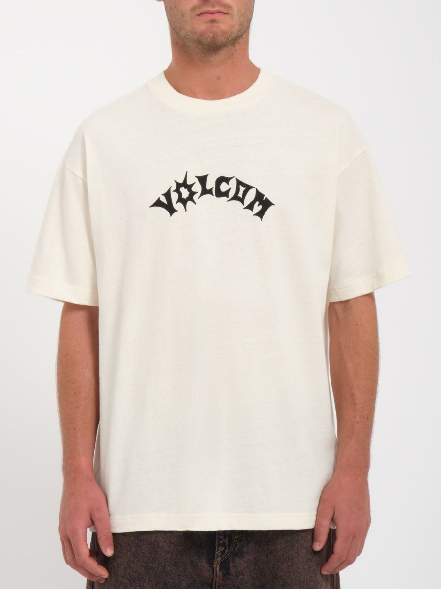 Homme Volcom T-Shirts & Polos | T-Shirt Last Shot Dirty White