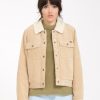 Femme Volcom Vestes | Veste Cotelee Radstone Khaki