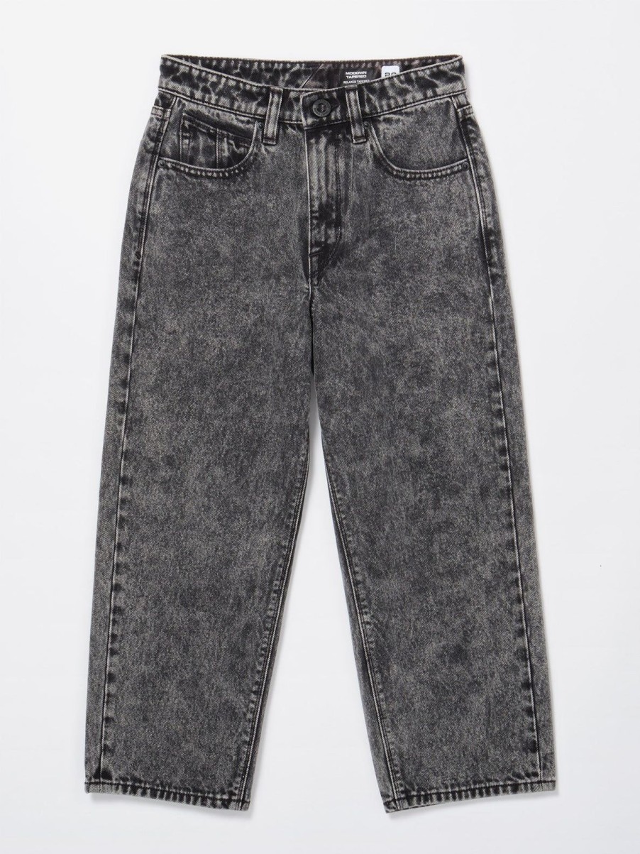 Garcons Volcom Jeans | Jean Modown Tapered (Enfant) Light Acid Black