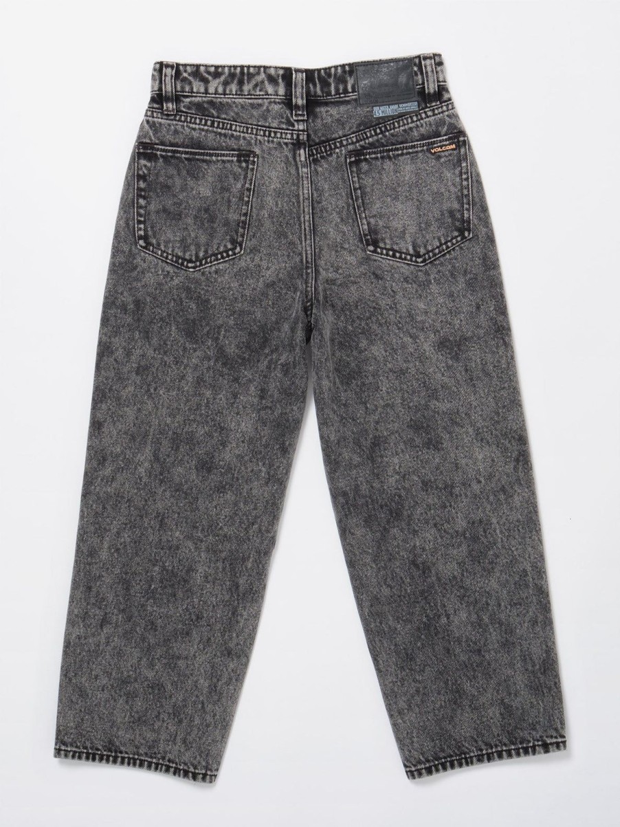 Garcons Volcom Jeans | Jean Modown Tapered (Enfant) Light Acid Black