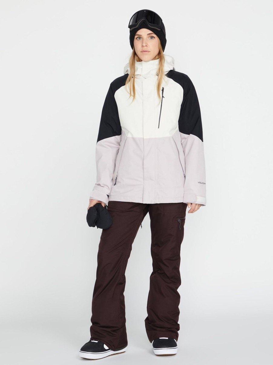 Femme Volcom Gpt Collection | Veste De Snow Aris Insulated Gore-Tex Amethyst Smoke