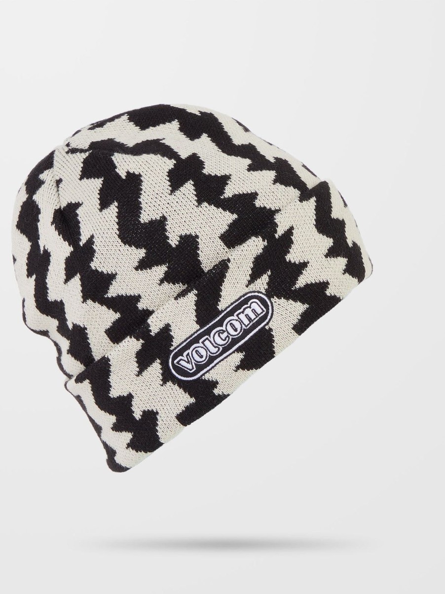 Homme Volcom Casquettes & Bonnets | Bonnet Ninetyfive Dirty White