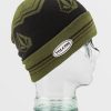 Garcons Volcom Accessoires | Bonnet Powder (Enfant) Military