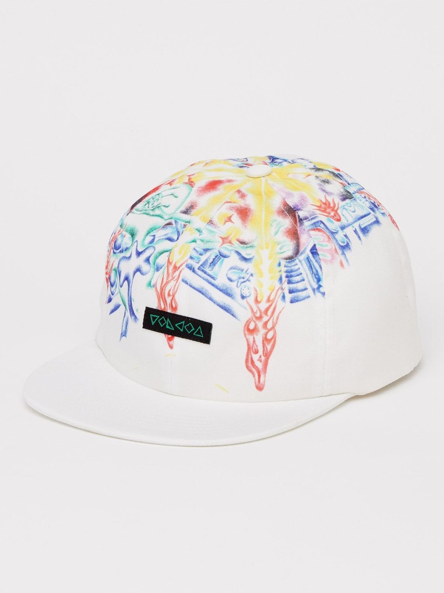 Homme Volcom Casquettes & Bonnets | Casquette Sam Ryser White