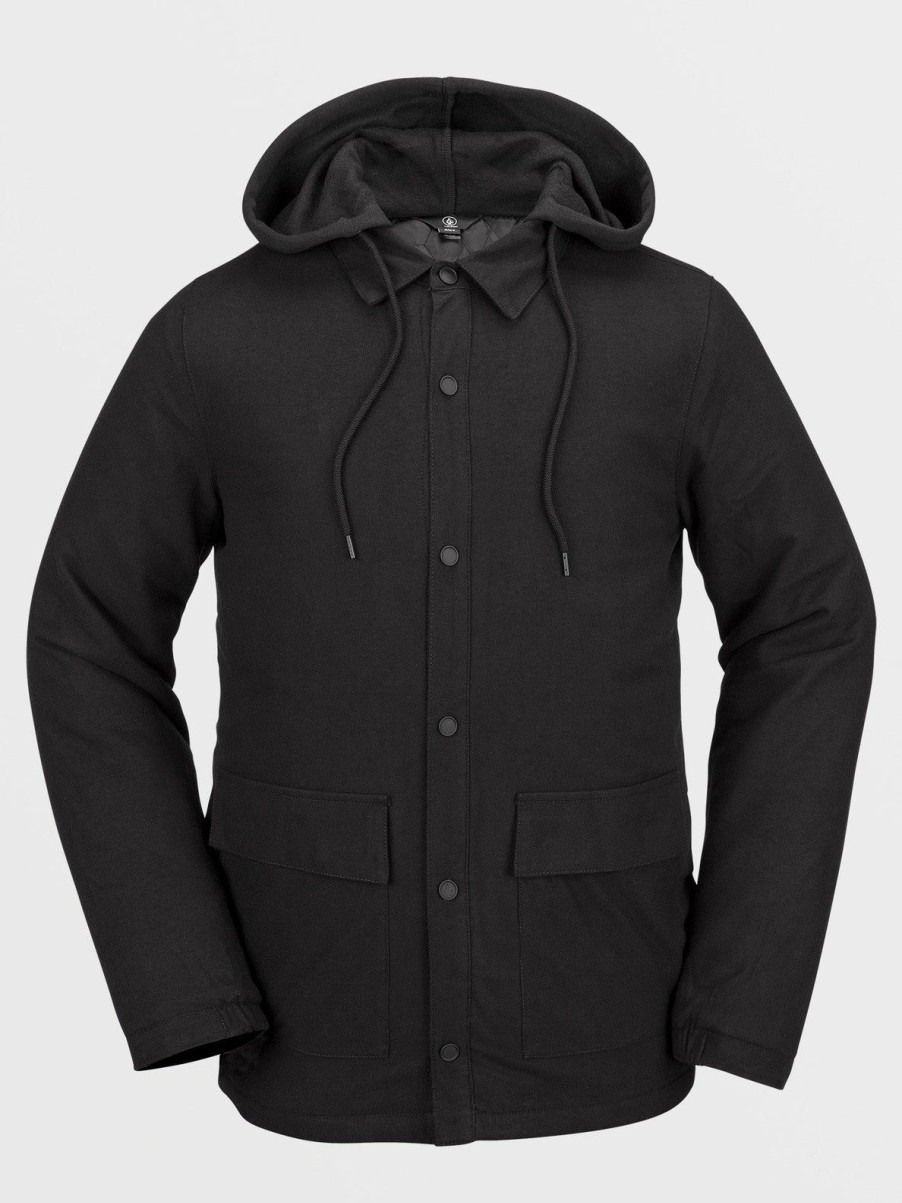 Homme Volcom Vestes & Manteaux | Veste Insulated Riding Flannel Black