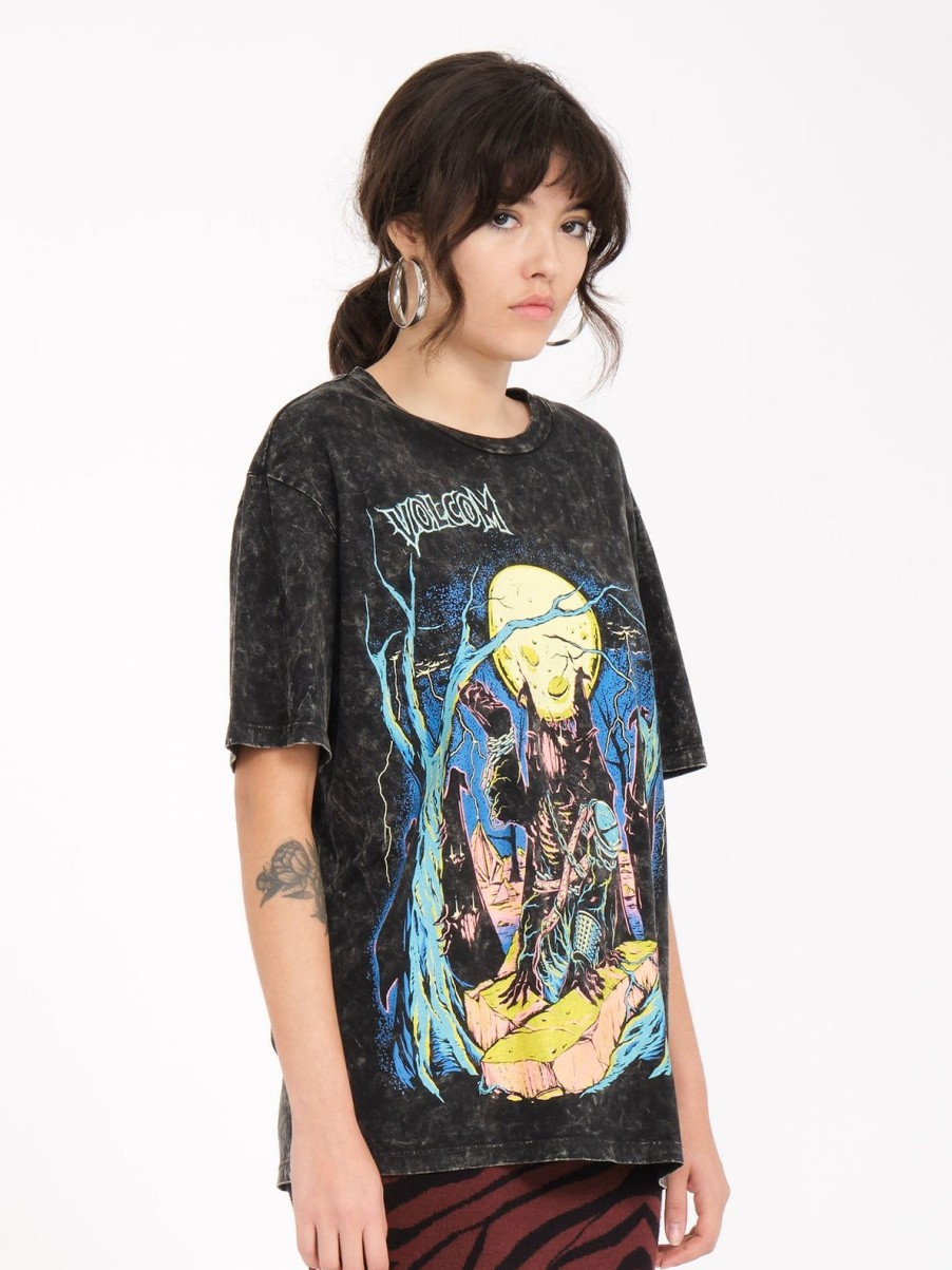 Femme Volcom T-Shirts & Debardeurs | T-Shirt Max Sherman Black