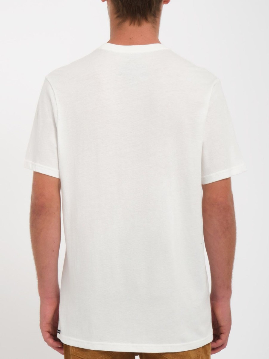 Homme Volcom T-Shirts & Polos | T-Shirt Section Farm To Yarn Off White