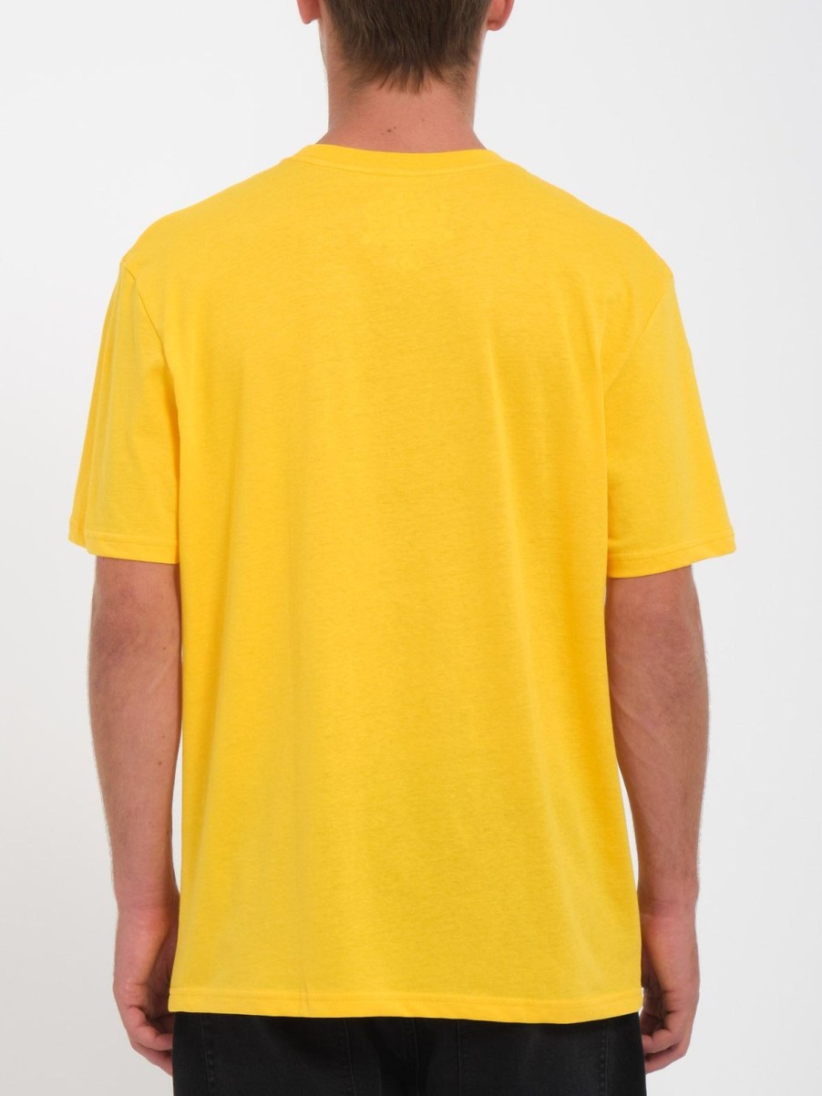 Homme Volcom T-Shirts & Polos | T-Shirt Stone Blanks Citrus