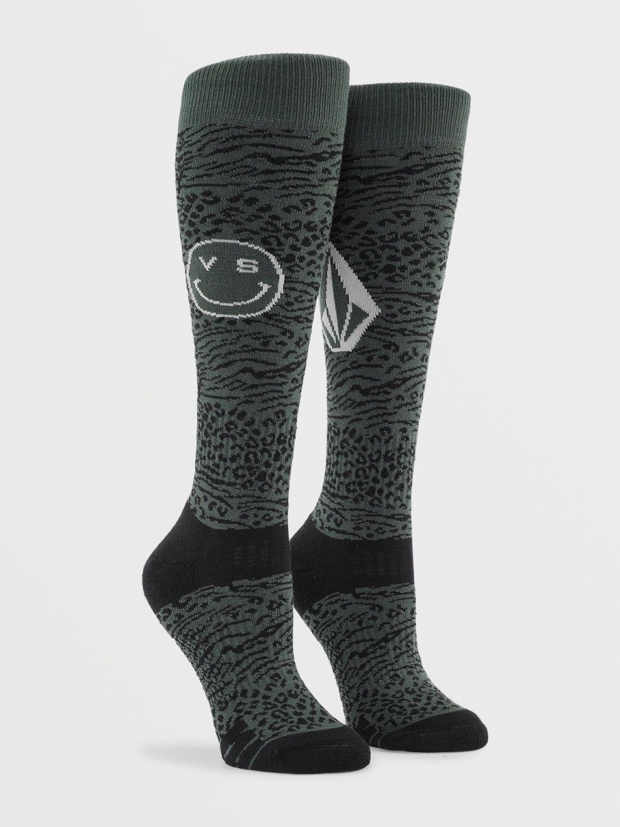 Femme Volcom Accessoires | Chaussettes Ttt Eucalyptus