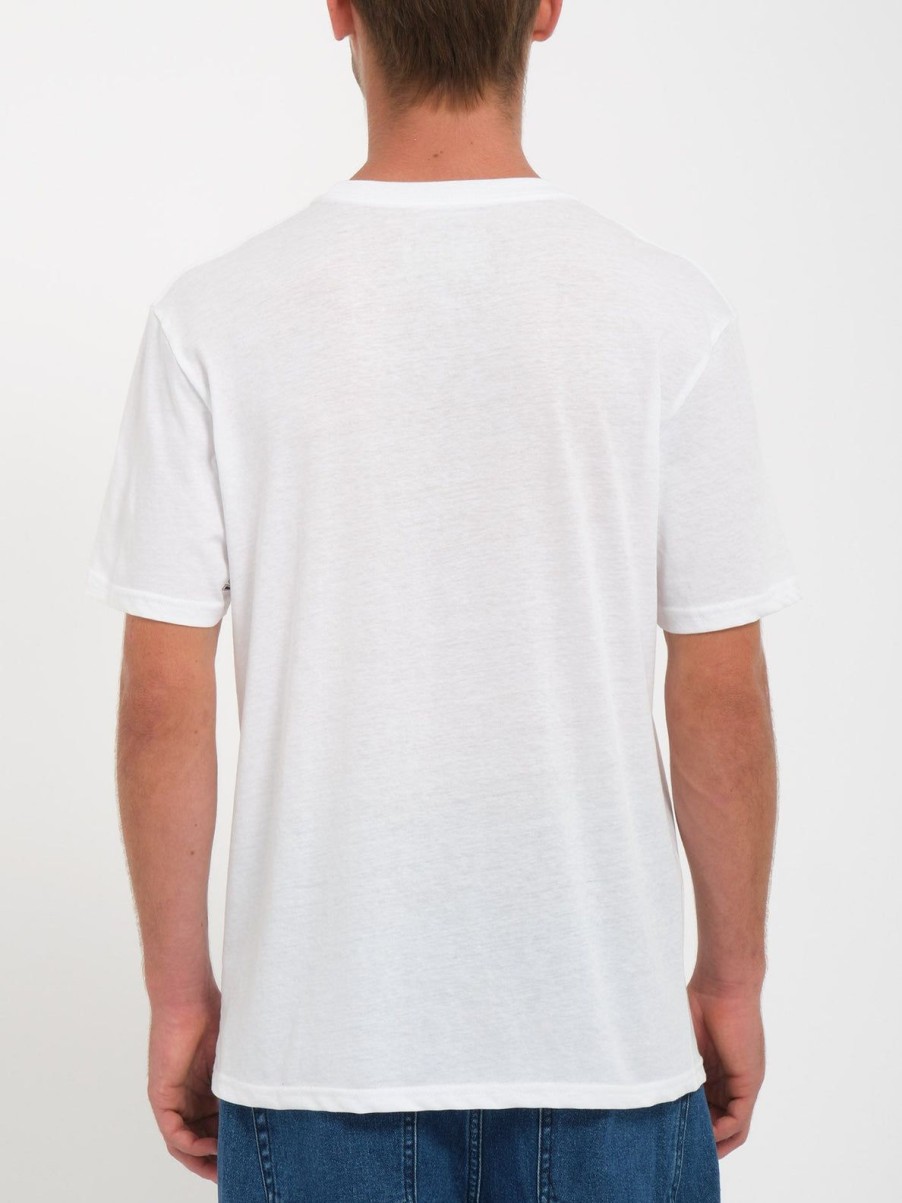 Homme Volcom T-Shirts & Polos | T-Shirt Westgames White