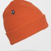 Homme Volcom Casquettes & Bonnets | Bonnet Full Stone Pumpkin