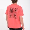 Homme Volcom T-Shirts & Polos | T-Shirt Issam Night Washed Ruby