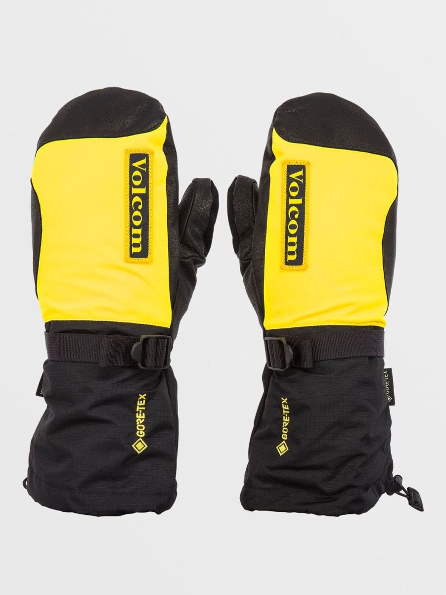 Homme Volcom Accessoires | Moufles Gore-Tex 91 Bright Yellow