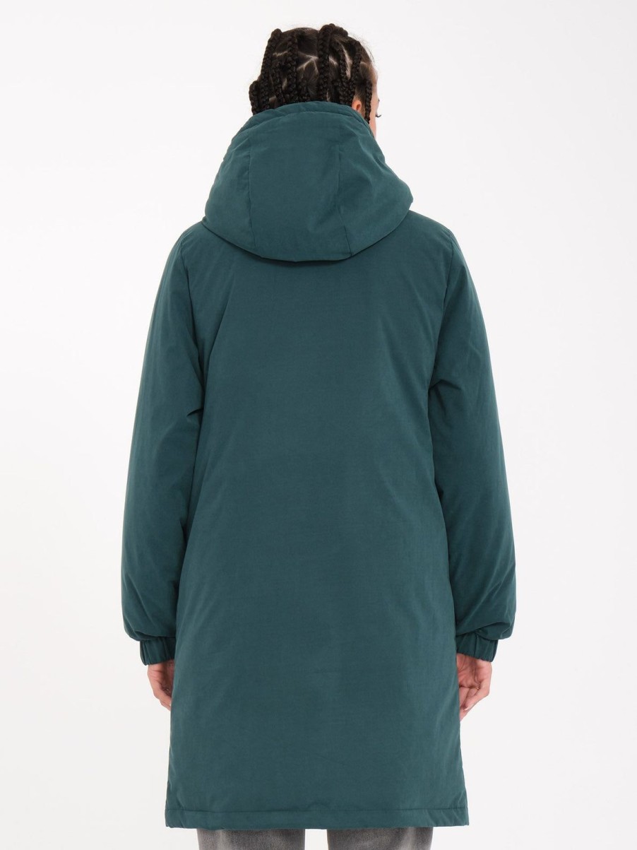 Femme Volcom Vestes | Parka Sleepi Puff Ponderosa Pine