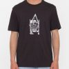 Homme Volcom T-Shirts & Polos | T-Shirt Lintell Mirror Black