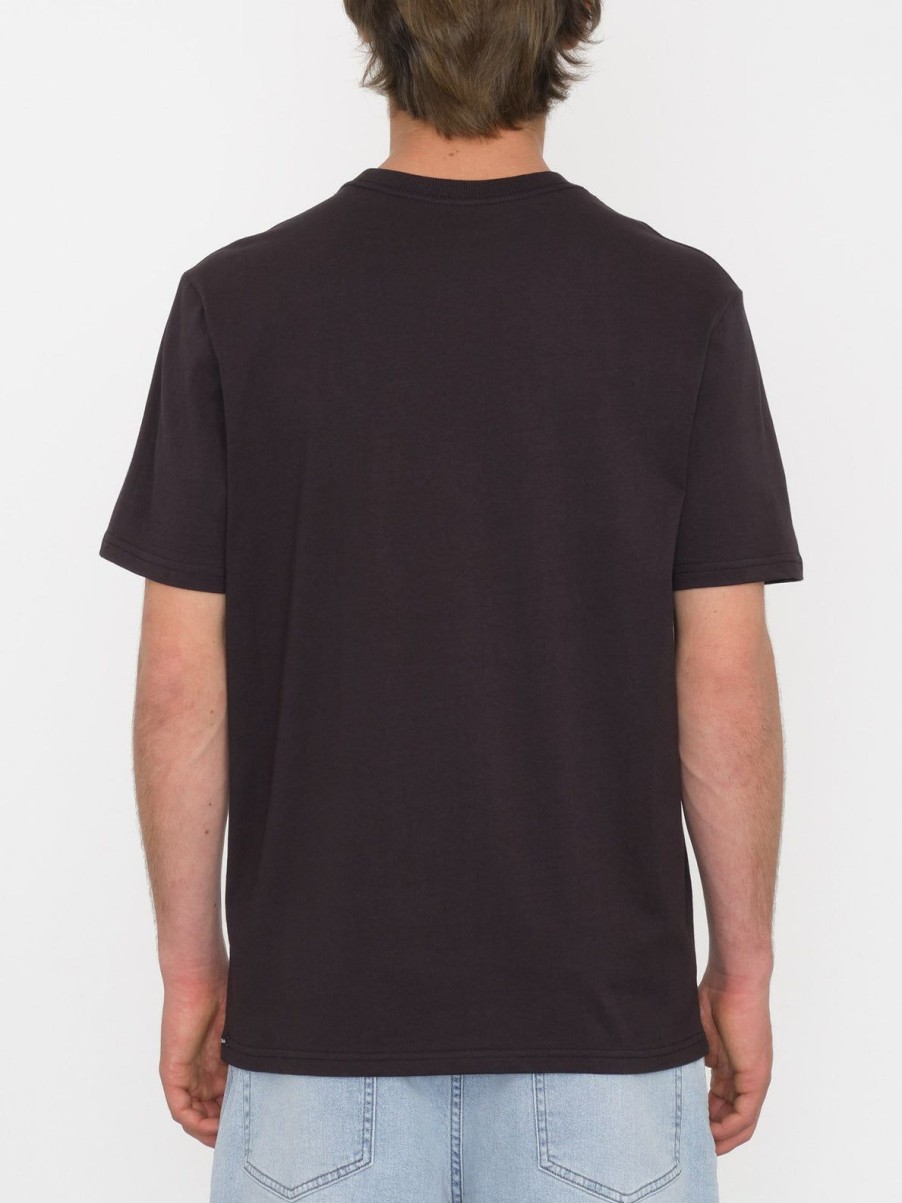 Homme Volcom T-Shirts & Polos | T-Shirt Lintell Mirror Black