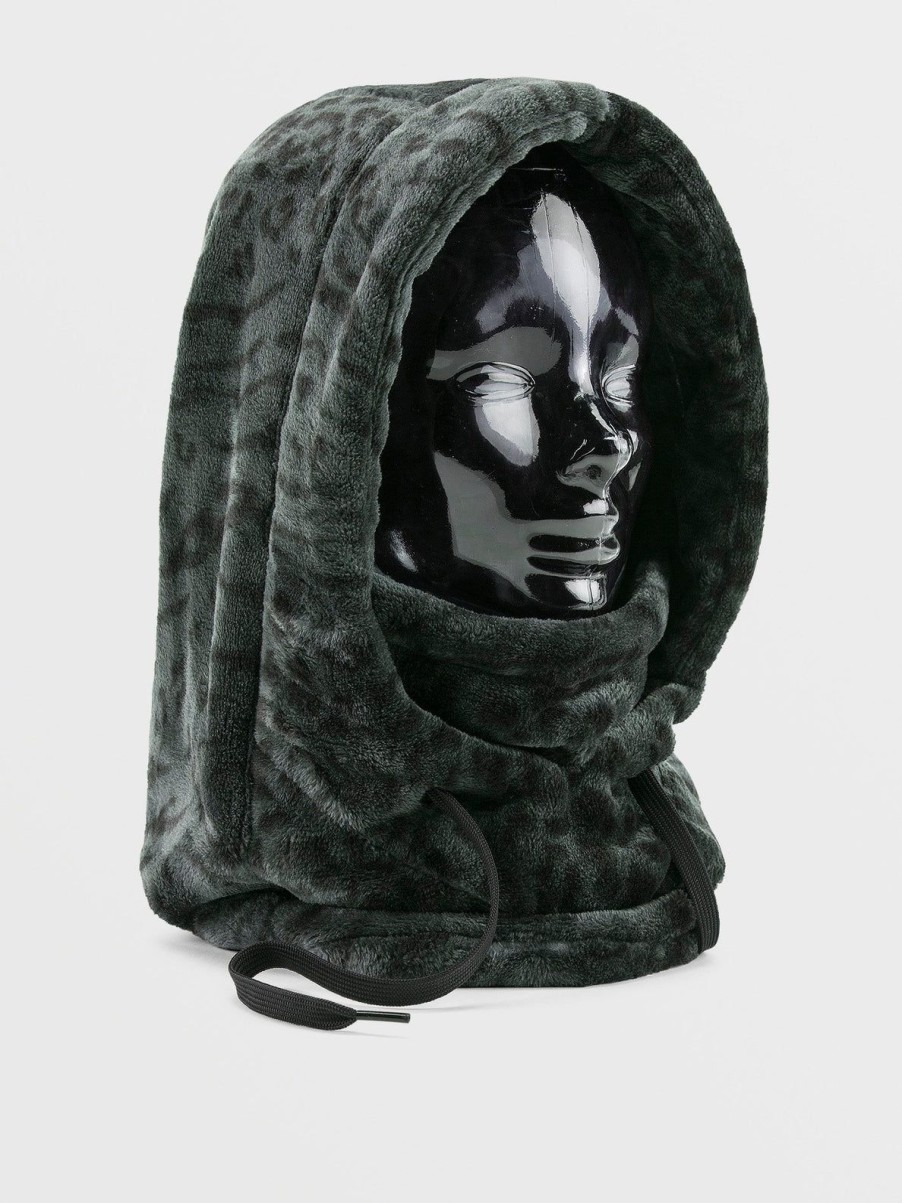 Femme Volcom Accessoires | Cagoule Dang Fur Eucalyptus