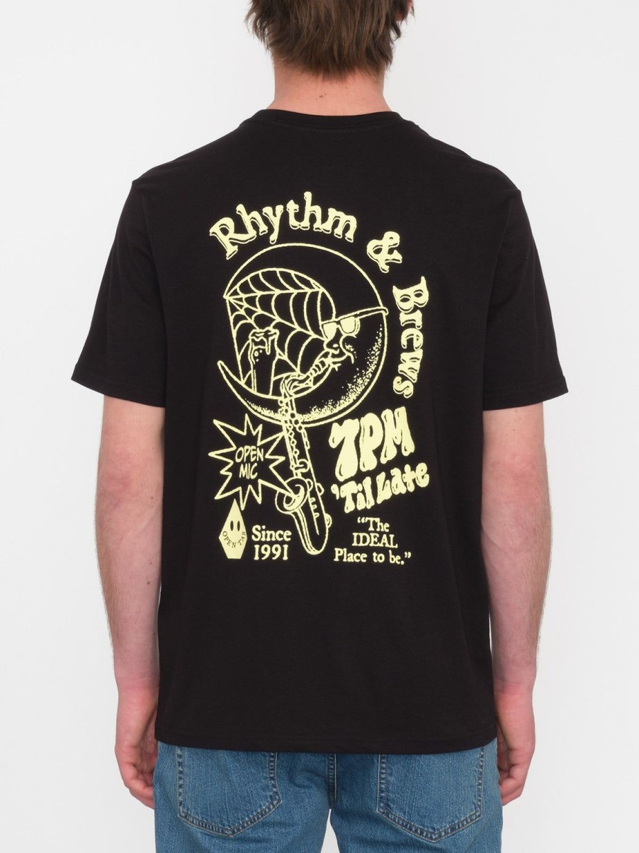 Homme Volcom T-Shirts & Polos | T-Shirt Rhythm 1991 Black