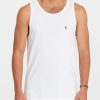 Homme Volcom T-Shirts & Polos | Debardeur Stone Blanks White