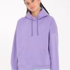 Femme Volcom Sweats | Sweat A Capuche Stone Heart Ii Paisley Purple