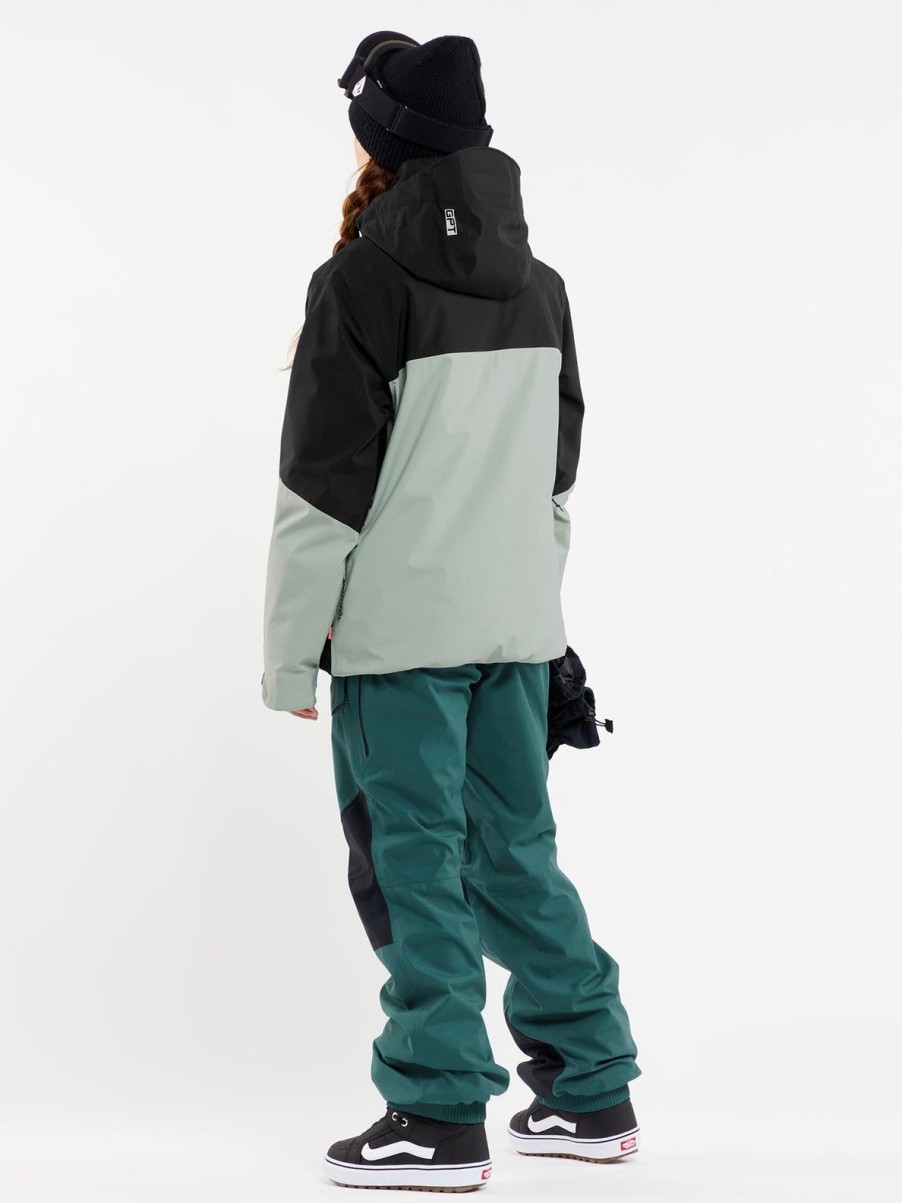 Femme Volcom Vestes De Snow | Veste Gore-Tex Aw 3-En-1 Sage Frost