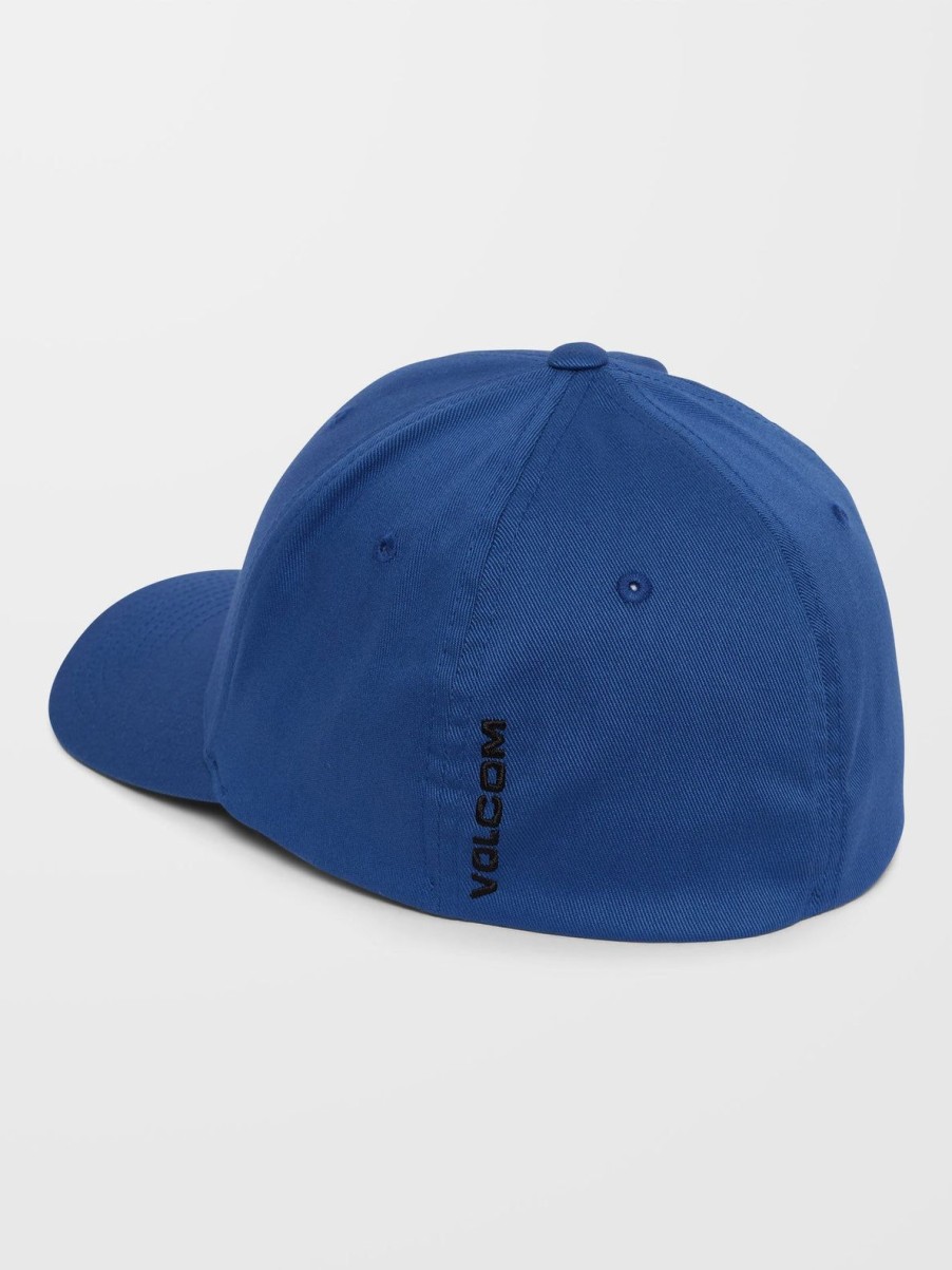 Homme Volcom Casquettes & Bonnets | Casquette Full Stone Flexfit Dark Blue