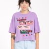 Femme Volcom T-Shirts & Debardeurs | T-Shirt Play The Paisley Purple