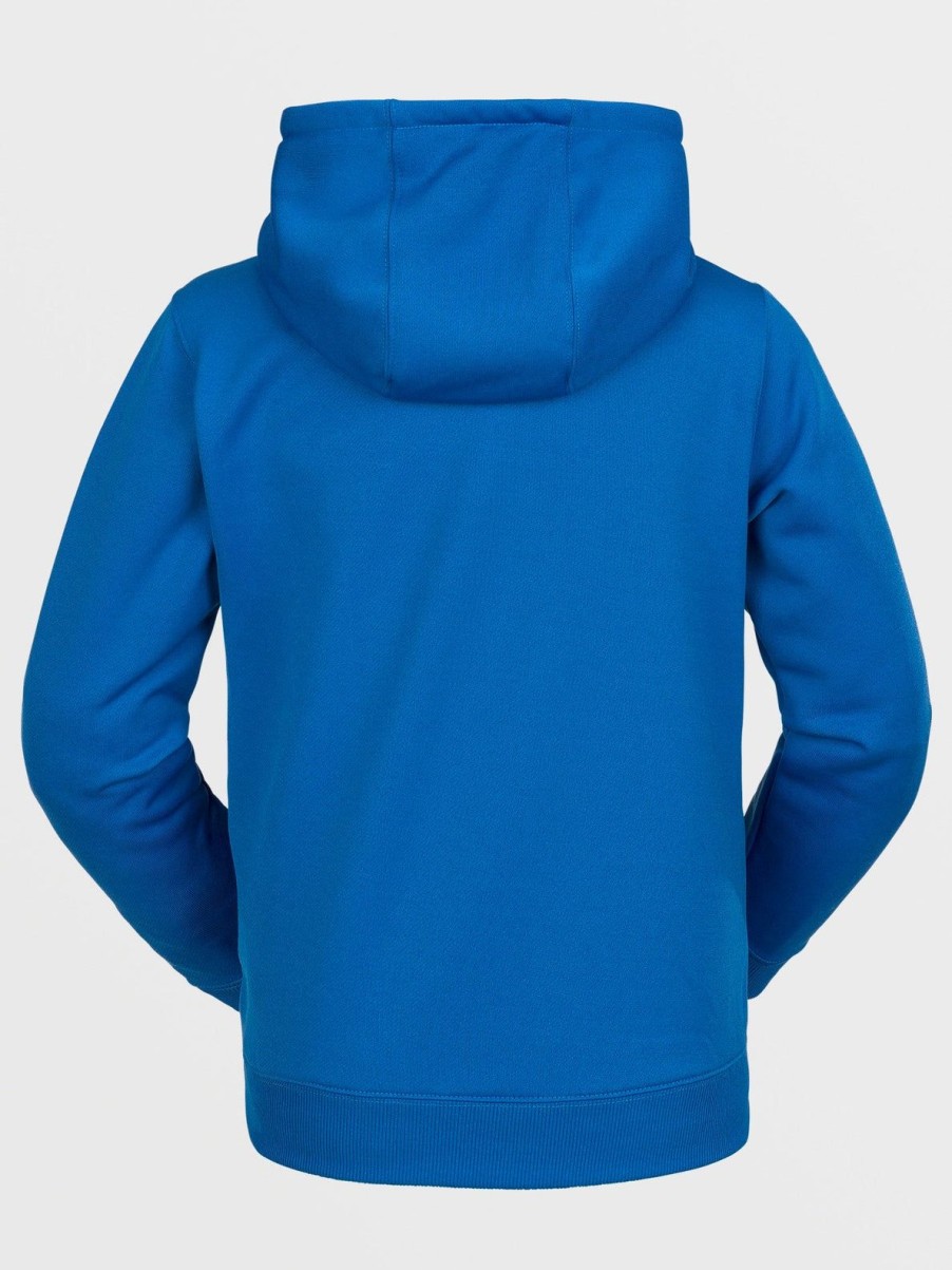 Garcons Volcom Pulls Et Polaires | Sweat A Capuche Youth Riding (Enfant) Blue