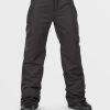 Femme Volcom Pantalon De Snow | Pantalon Frochickie Insulated Black