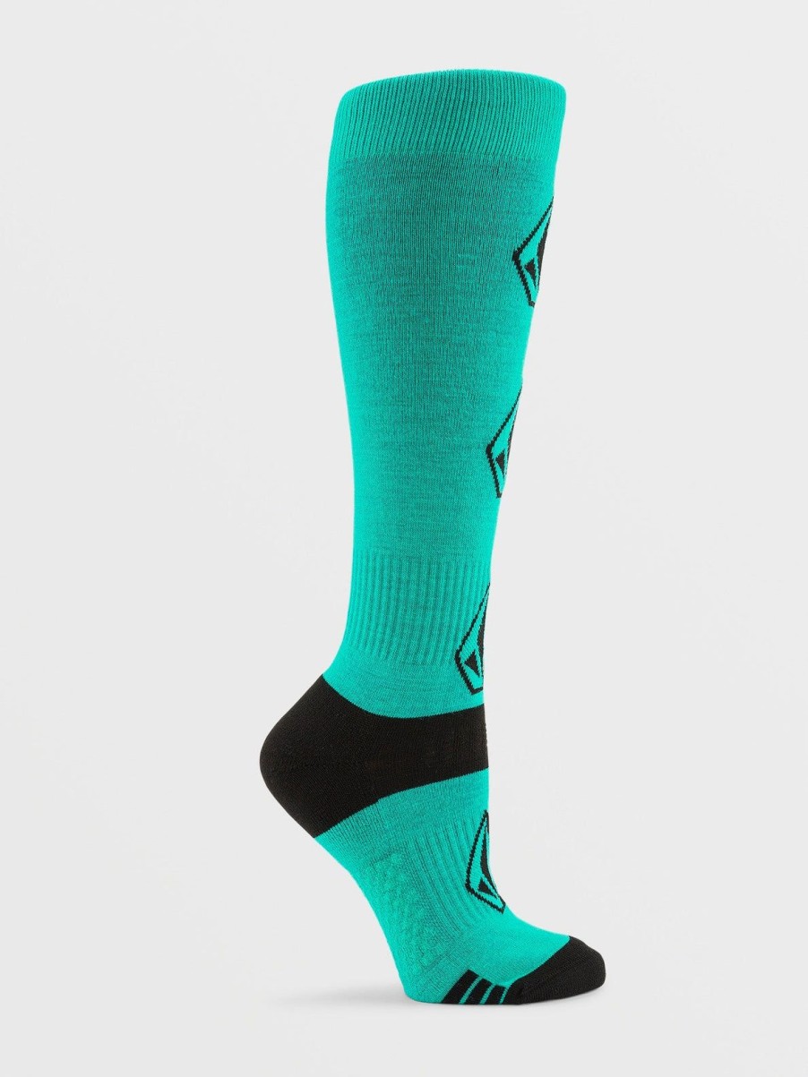 Femme Volcom Accessoires | Chaussettes Sherwood Vibrant Green