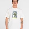 Homme Volcom T-Shirts & Polos | T-Shirt Delight Farm To Yarn" Off White