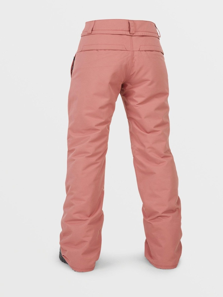 Femme Volcom Pantalon De Snow | Pantalon Frochickie Insulated Earth Pink