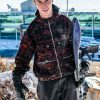 Homme Volcom Vestes & Manteaux | Veste Dustbox Maroon Camo