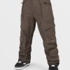 Homme Volcom Pantalons De Snow | Pantalon Stretch Gore-Tex Guch Brown