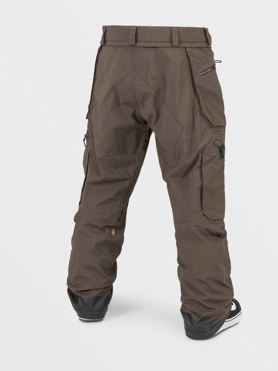 Homme Volcom Pantalons De Snow | Pantalon Stretch Gore-Tex Guch Brown