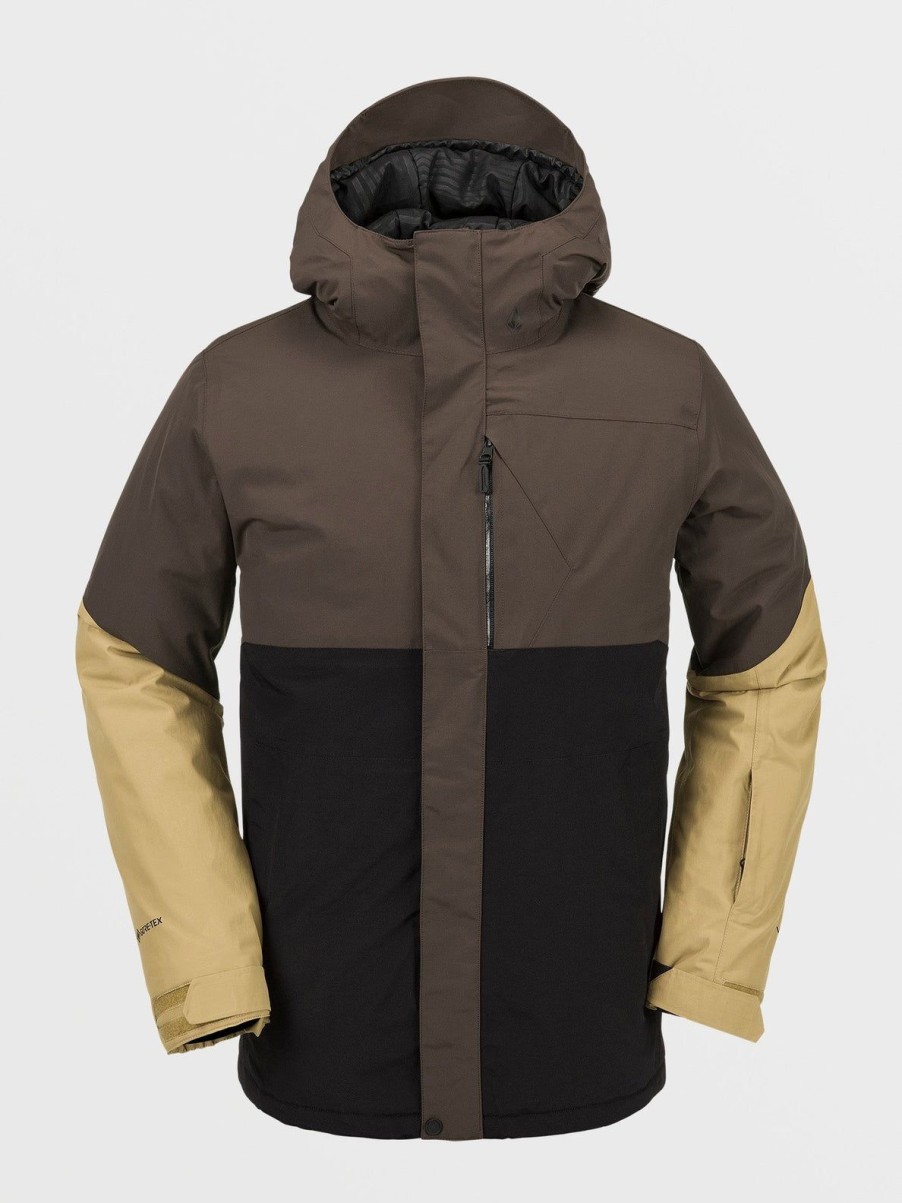 Homme Volcom Vestes De Snow | Veste Gore-Tex L Insulated Brown