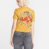 Femme Volcom T-Shirts & Debardeurs | T-Shirt Pocket Dial Dijon