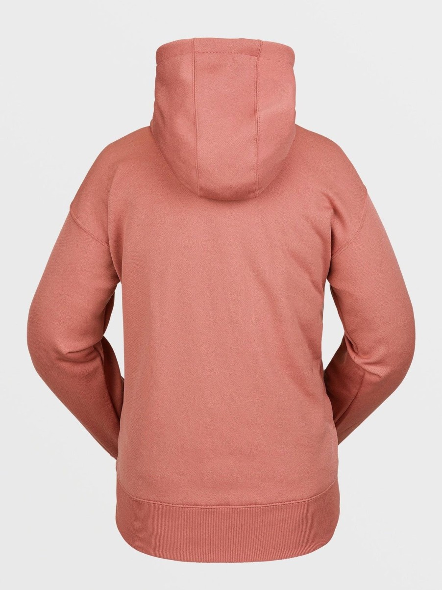 Homme Volcom Pulls Et Polaires | Sweat A Capuche Core Hydro Earth Pink