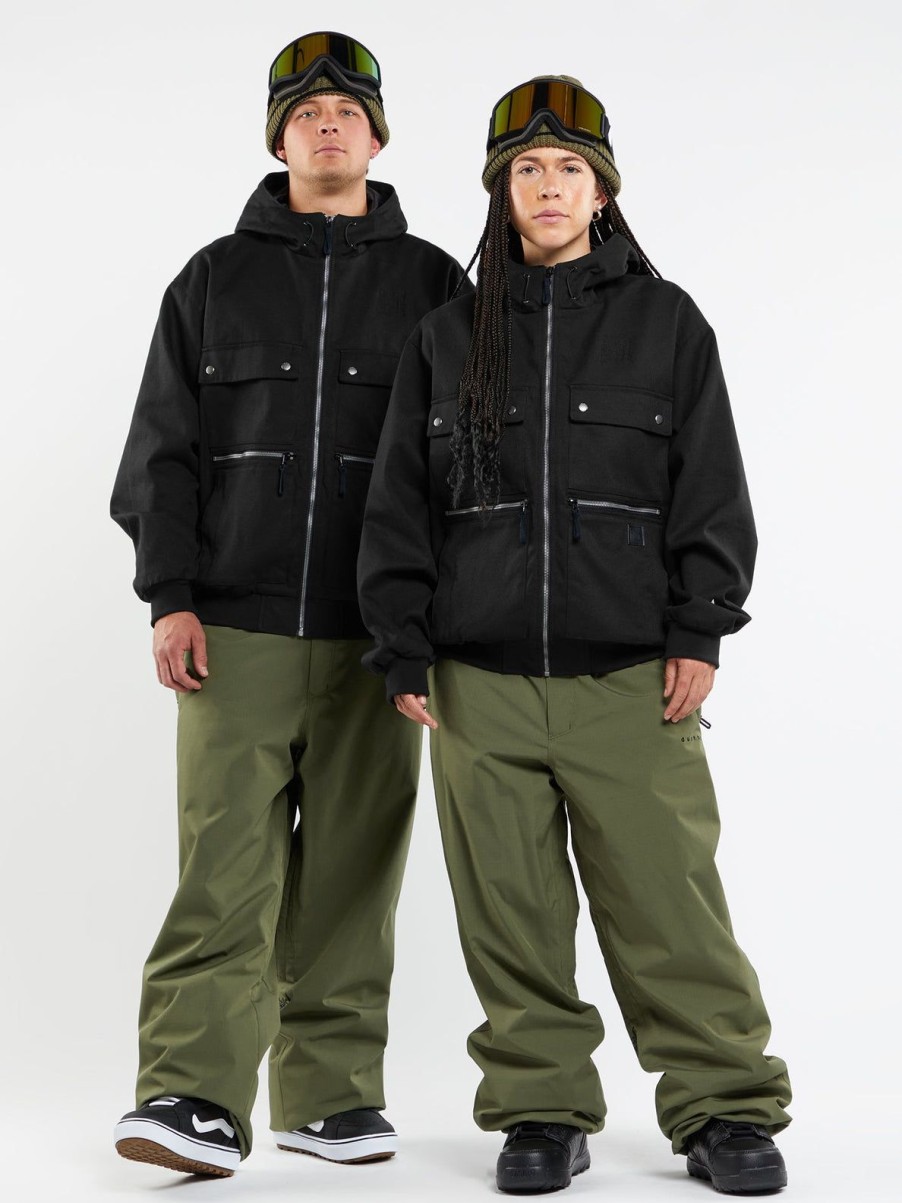 Homme Volcom Vestes De Snow | Veste Dustbox Black