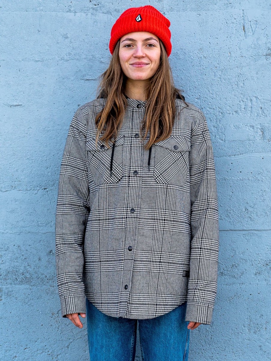 Femme Volcom Vestes | Veste Insulated Flannel Moonbeam